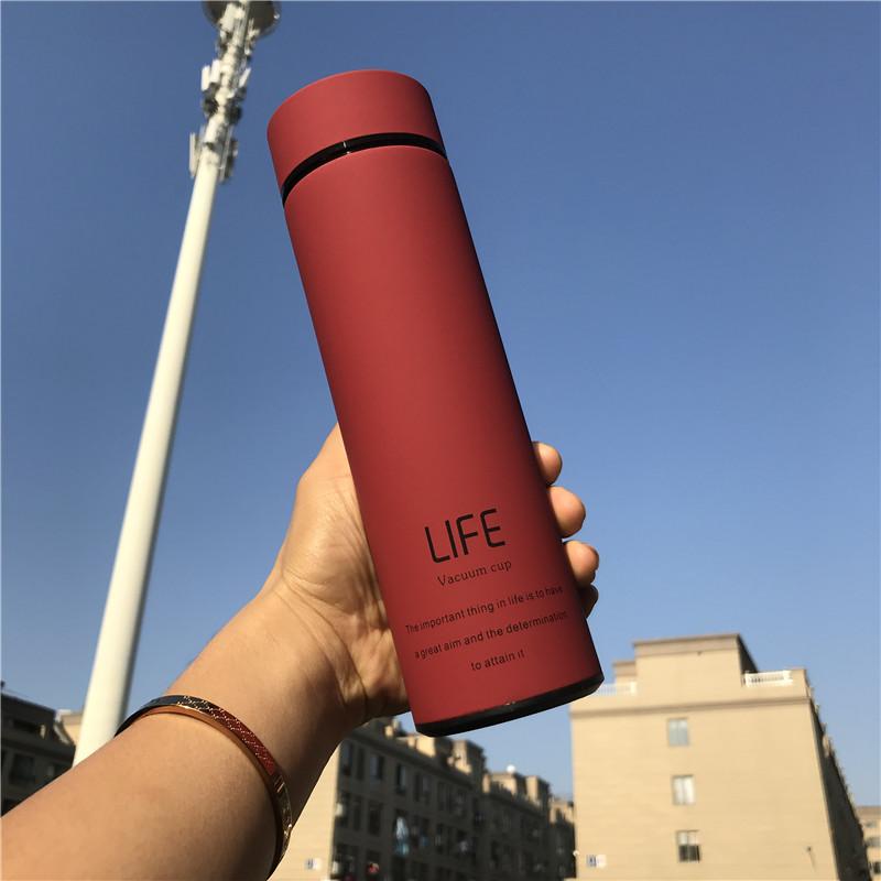 500 Ml Nước Nóng Giữ Nhiệt Trà Chân Không Có Bộ Lọc Thép Không Gỉ 304 Thể Thao Nhiệt Cốc Cốc Cà Phê Trà Chai văn Phòng Kinh Doanh