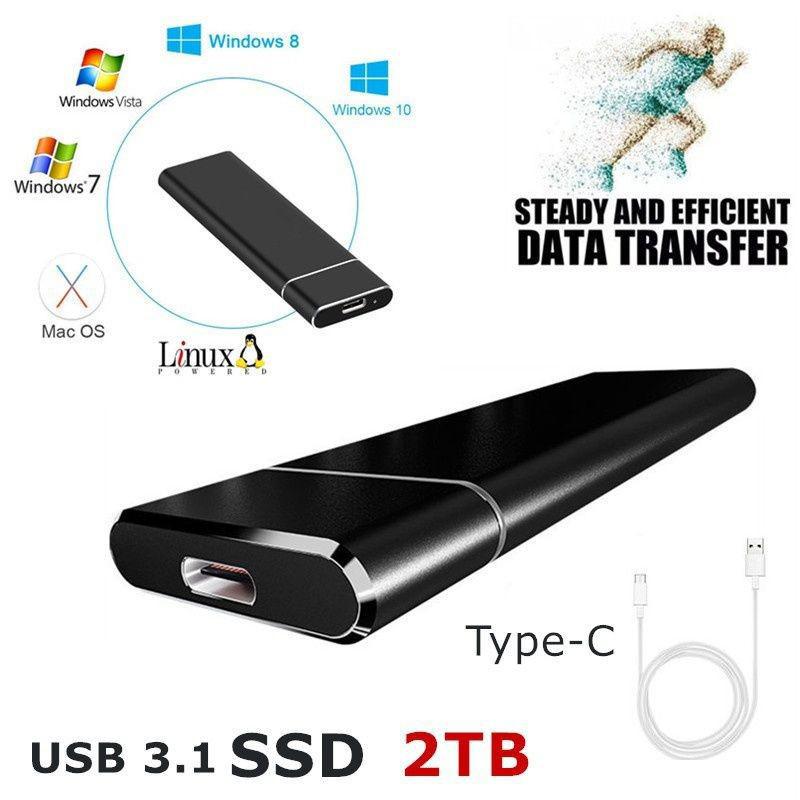 1 Cái Ổ cứng thể rắn di động M.2SSD TYPE-C Ổ cứng thể rắn gắn ngoài di động Màu sắc: như hình