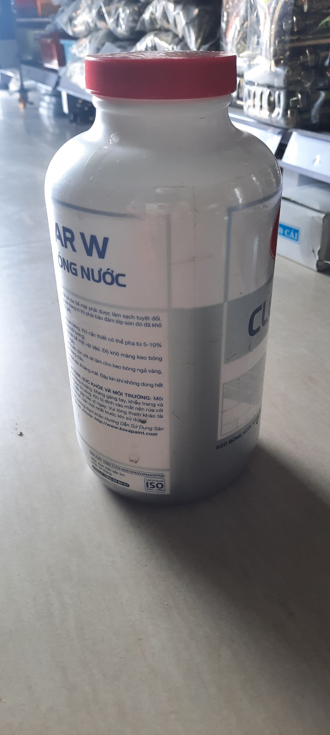 Keo phủ bóng chống thấm sàn 1 kg