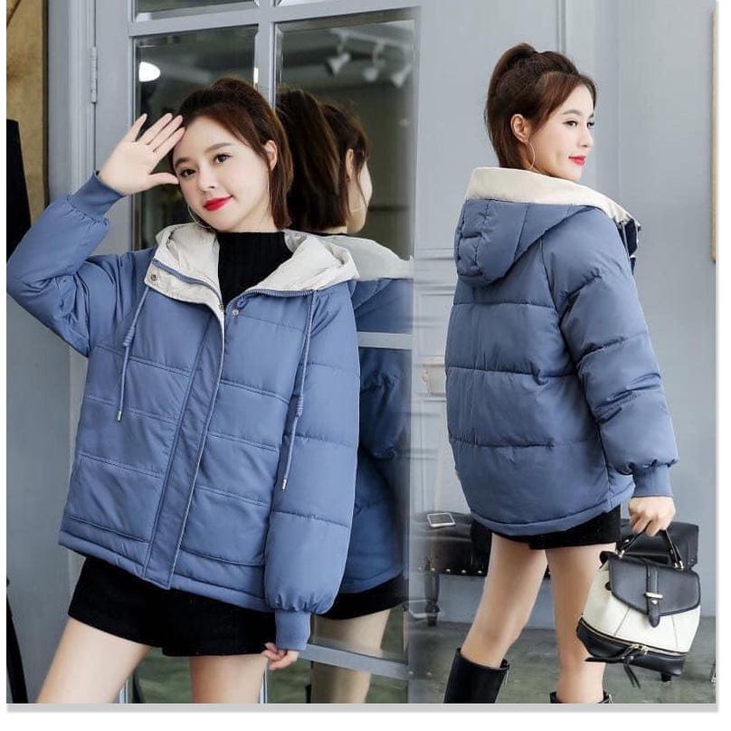 ÁO KHOÁC PHAO NỮ 3 LỚP CÓ NÓN THỜI TRANG BAO ẤM ÁP CHO MÙA ĐÔNG NĂM NAY KME FASHION