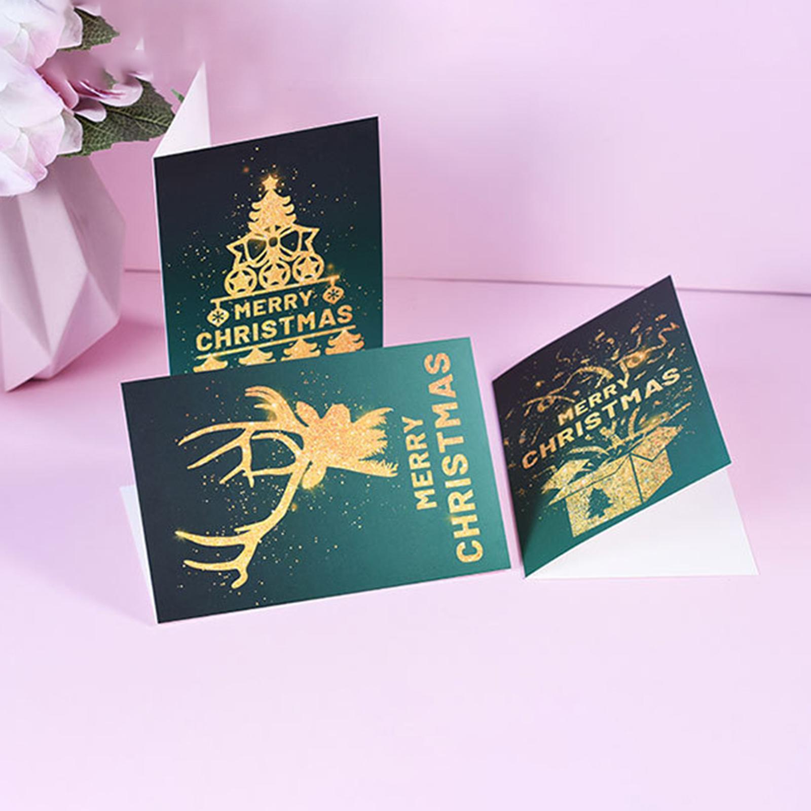 Bộ 26 Thư Giáng Sinh Kèm Nhãn Dán Kèm Phong Bì
