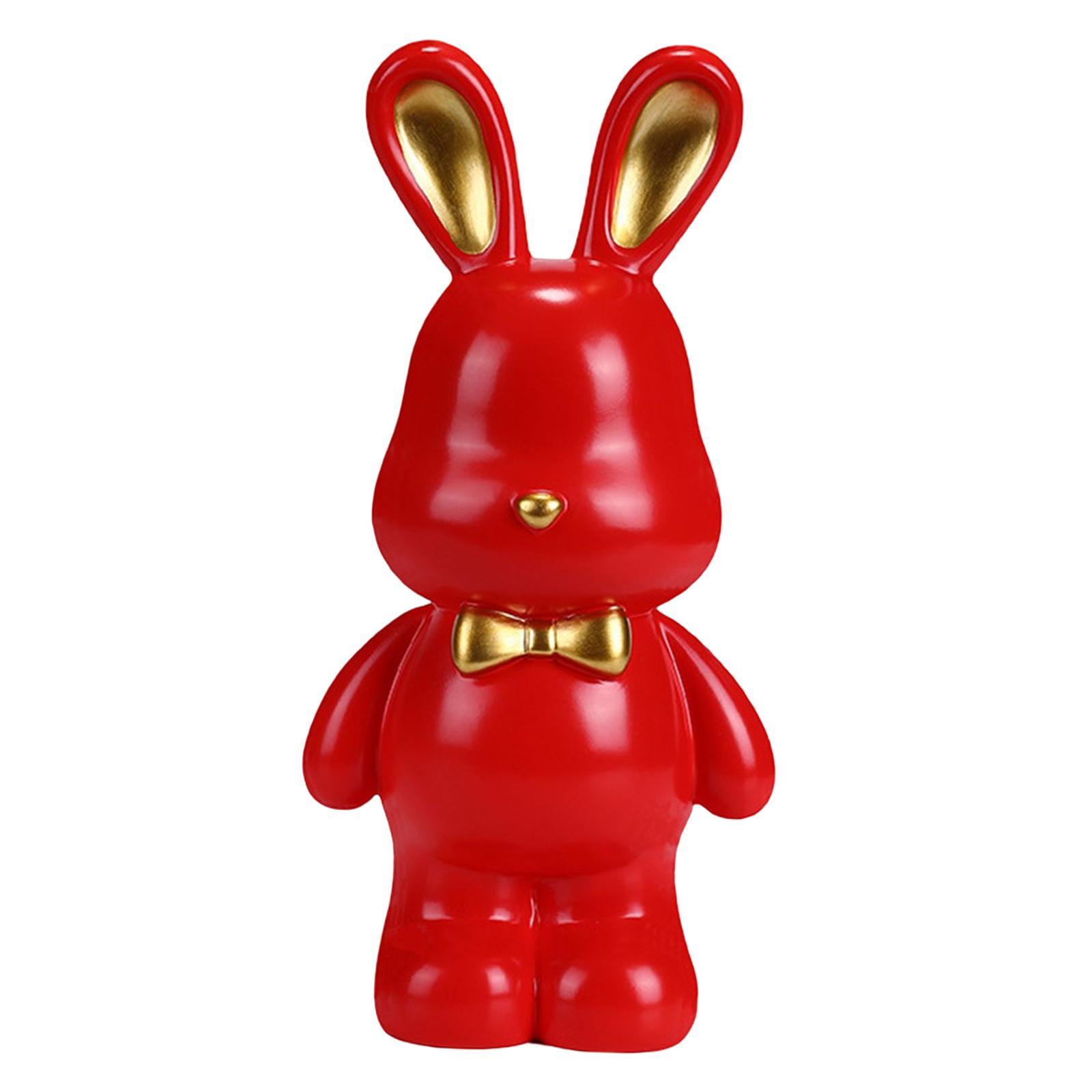 Money Box Animal Bunny Figurines Rabbit Piggy Bank for Adults and Kids