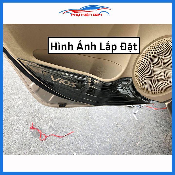 Bộ ốp tapli Vios 2019-2020-2021-2022 vân Titan chống xước va đập khi mở cửa và làm đẹp xe
