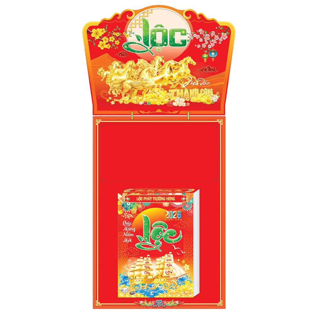 Lịch Bloc Đại Đặc Biệt 2026 - Chủ Đề Cảnh Đẹp Bốn Mùa - Văn Lang VL07