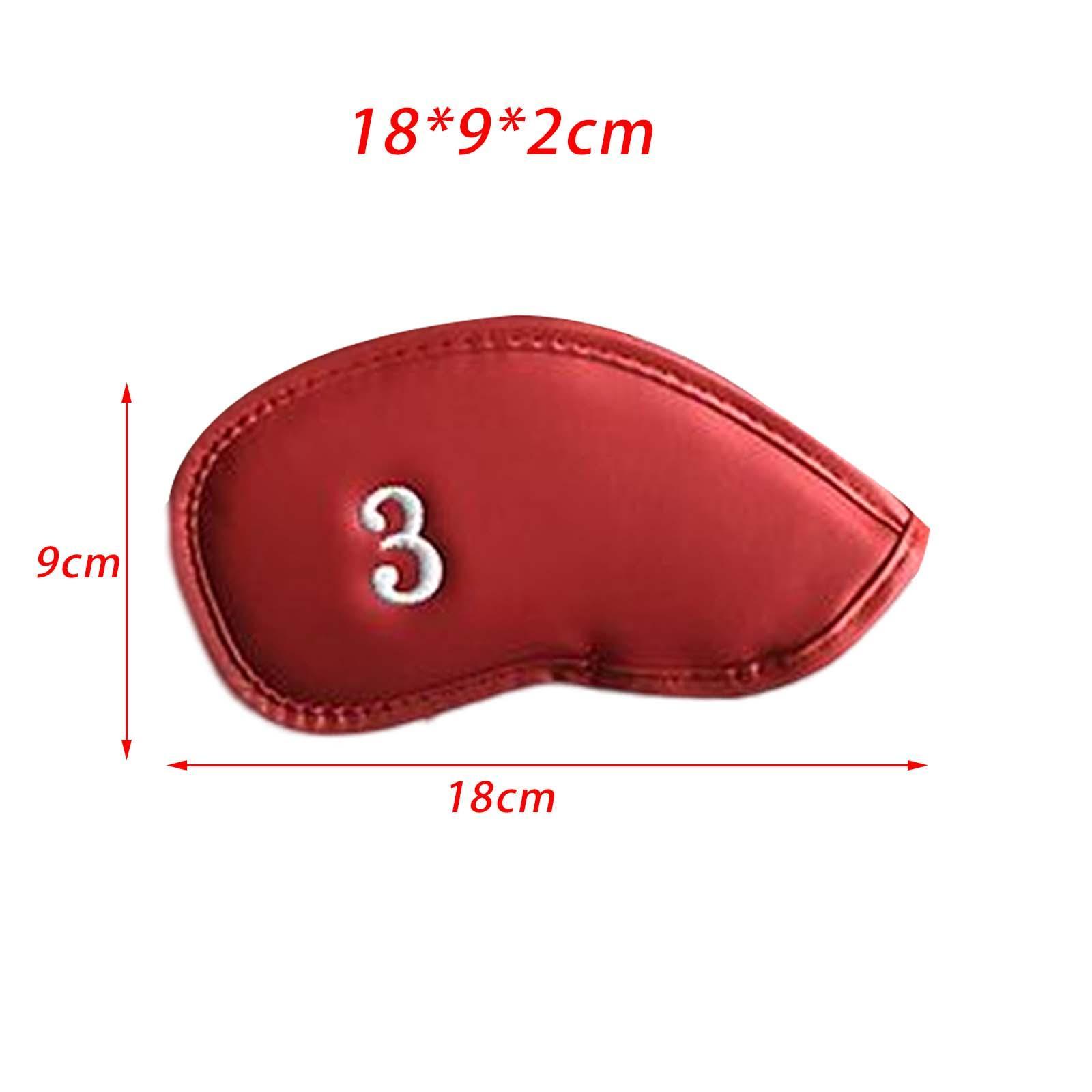 12x Golf Iron Headcover Golf Club Head Covers Protective Sleeve Anti Scratch