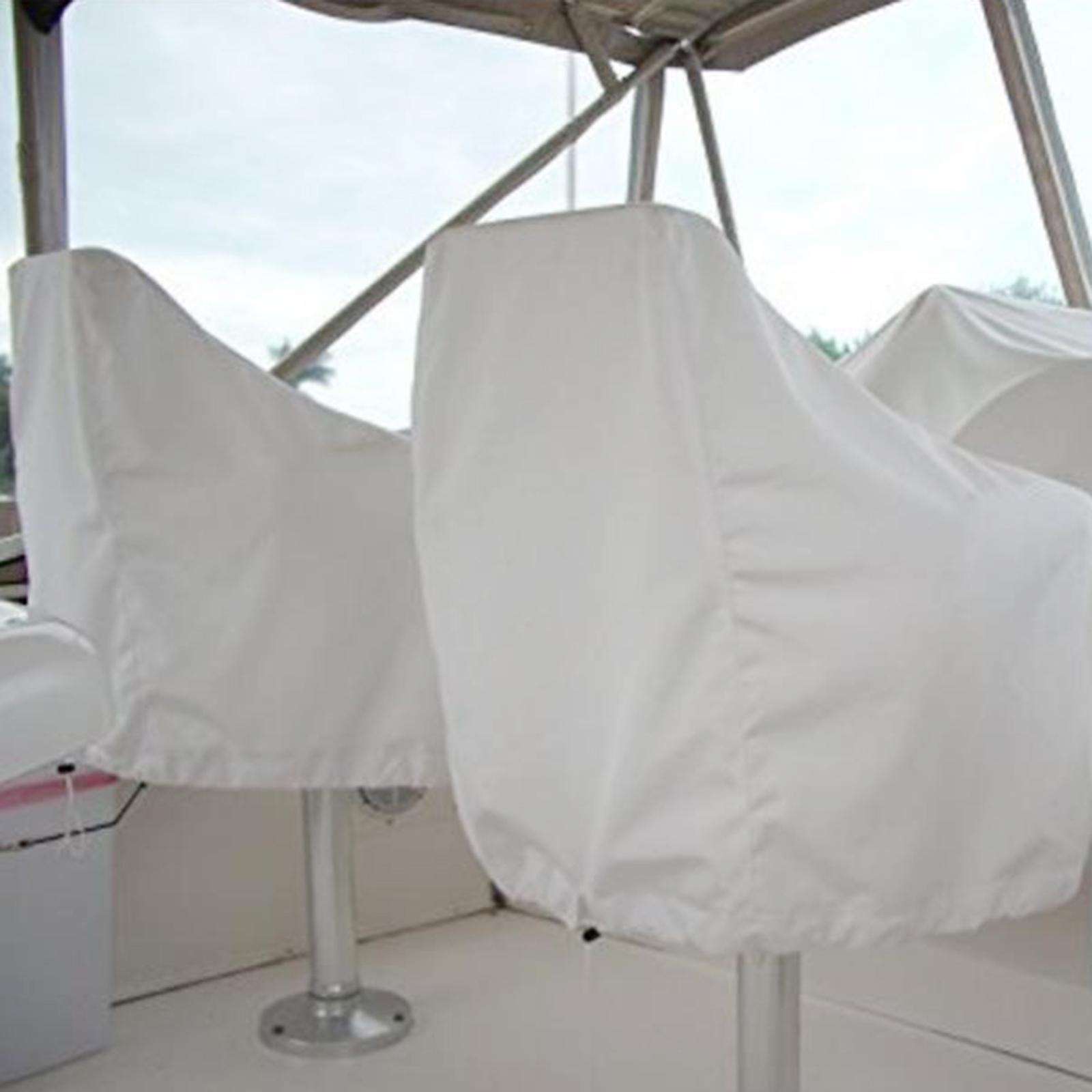 Boat Seat Cover Outdoor Yacht Waterproof  Protection White