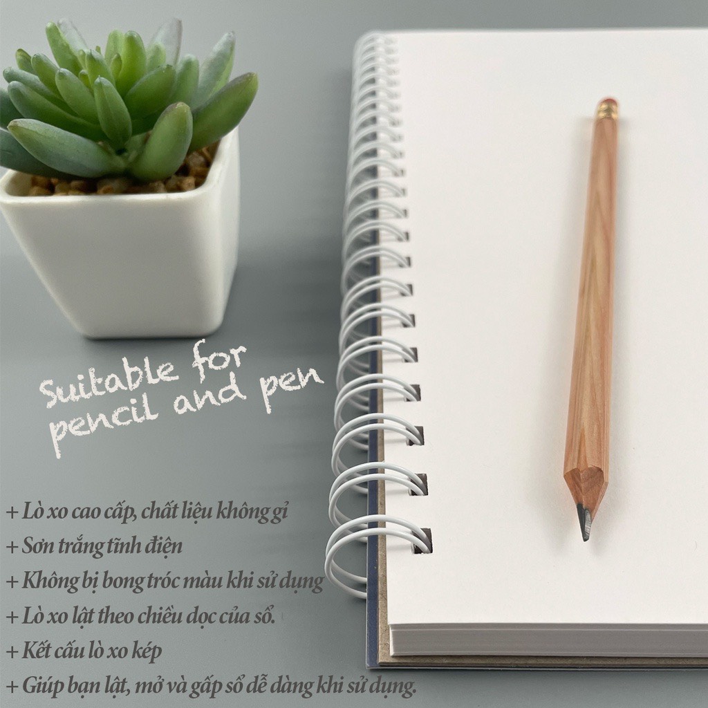 Tập Vẽ Ký Hoạ New Life- A4- 120GSM- 30 Tờ- Lò xo lật dọc. MSP: S947. VPP FUTUREBOOK.