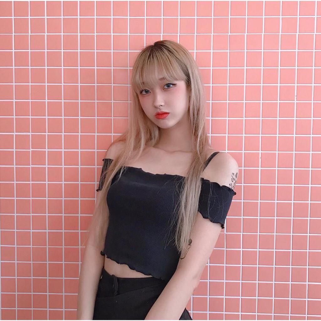 Áo croptop kiểu sexy JOY BABE form ôm thun xịn co giãn 4 chiều, trễ vai điệu đà, áo crop top kieu tay ngắn CRON 89 -4A