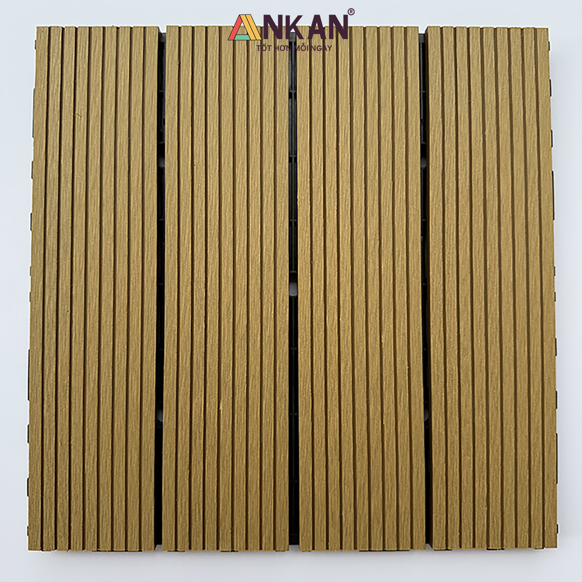 Tấm Lót Sàn Ban Công Composite Ngoài Trời Chống Trơn Chịu Nước Trang Trí Sân Vườn Hiện Đại – Dễ Lắp Đặt, Bền Màu, Không Mối Mọt