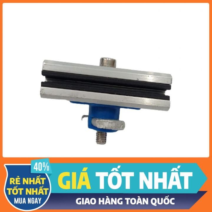 Kẹp giữa tấm pin 2 mặt kính năng lượng mặt trời