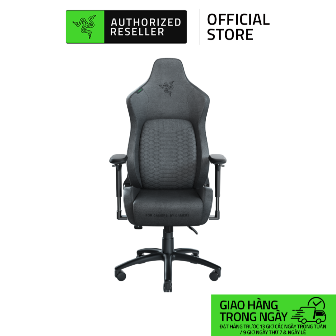 Ghế gaming Razer Iskur - Dark Gray Fabric Hàng chính hãngRZ38-02770300-R3U1