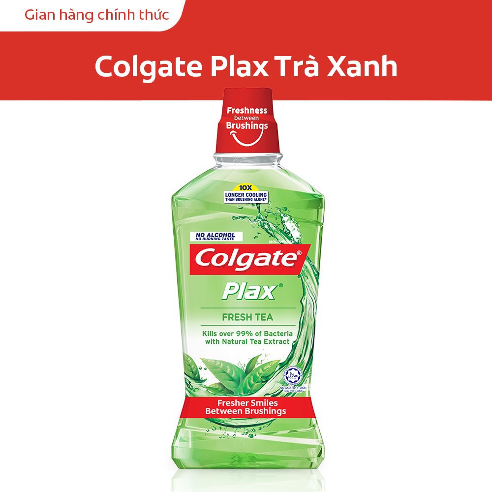 Nước súc miệng Colgate kháng 99% vi khuẩn Plax 500ml/chai