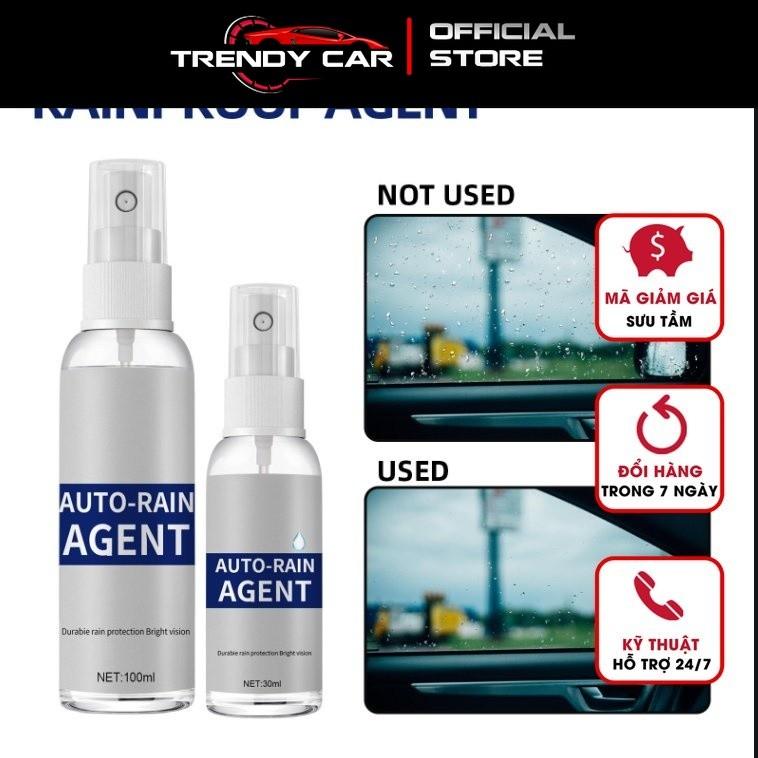 Nano Xịt Kính Chống Bám Nước Mưa xe ô tô tạo hiệu ứng lá sen. Xịt nano chống bám nước
