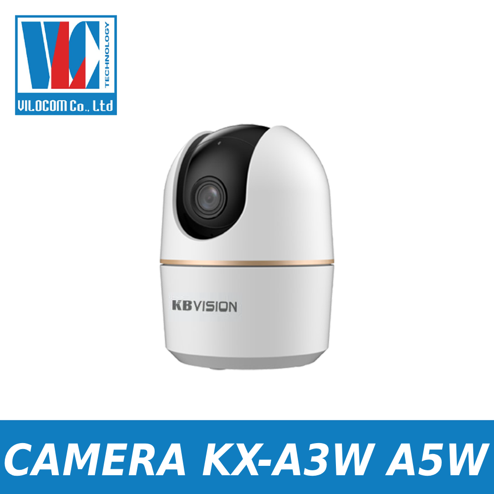 Camera wifi quay quét trong nhà KBVISION A3W 3MP A5W 5MP - Hàng Chính Hãng