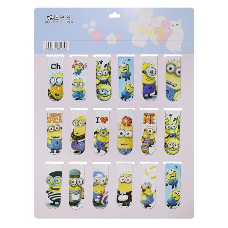 Bookmark Nam Châm Đánh Dấu Sách - Minions (Mẫu Ngẫu Nhiên)