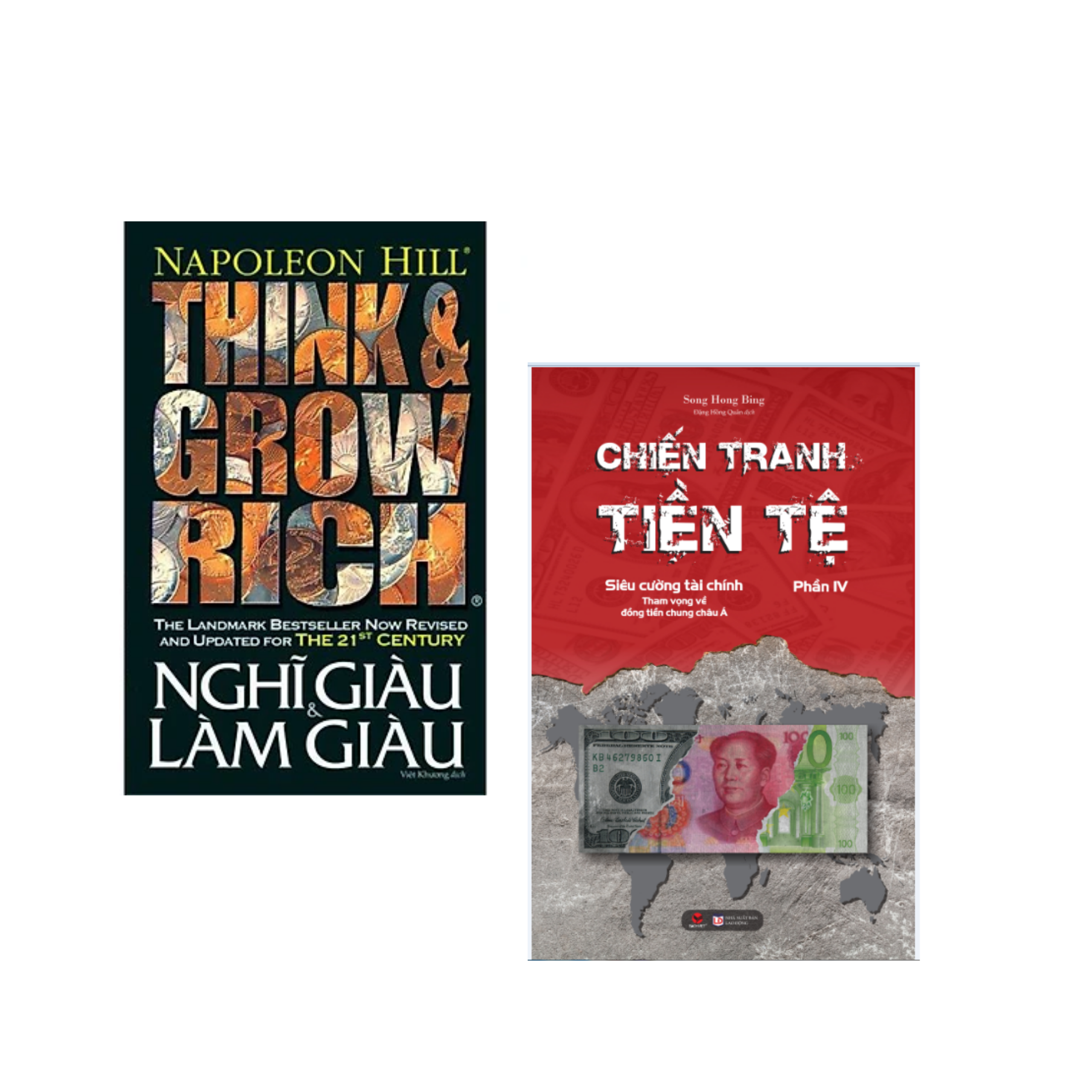 Combo Sách Kinh Tế: Think And Grow Rich - Nghĩ Giàu Và Làm Giàu+Chiến Tranh Tiền tệ Tập 4 _Siêu Cường Tài Chính: Tham Vọng Về Đồng Tiền Chung Châu Á