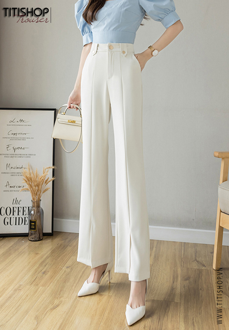Quần tây nữ baggy Titishop QDN174