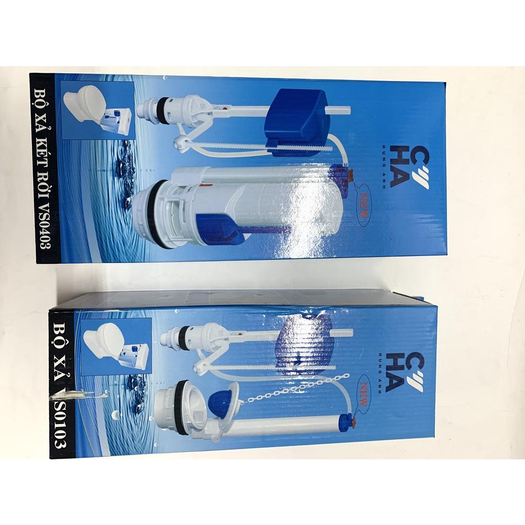 Bộ Xả 2 Nhấn Bồn Cầu Xie Xanh Hùng Anh VS0403