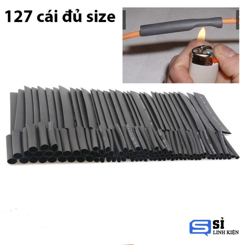 Bộ 127 Ống Gen Co Nhiệt, Cách Điện 2mm, 2.5mm, 3.5mm, 5mm, 7mm, 10mm, 13mm Đủ SIZE