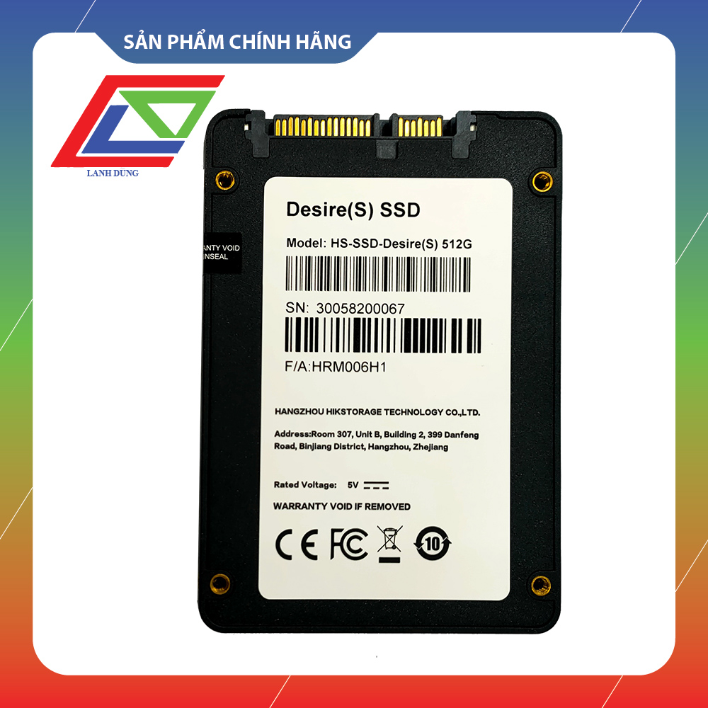 SSD Hikvision HS-SSD-Desire(S) 512G - Hàng chính hãng BH36 tháng