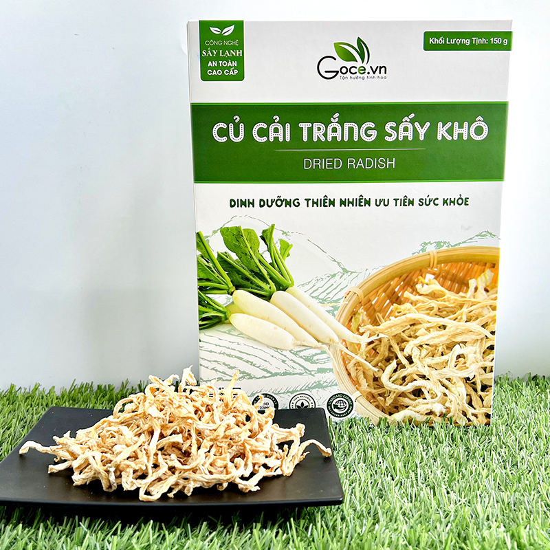 Củ cải trắng sấy khô Goce
