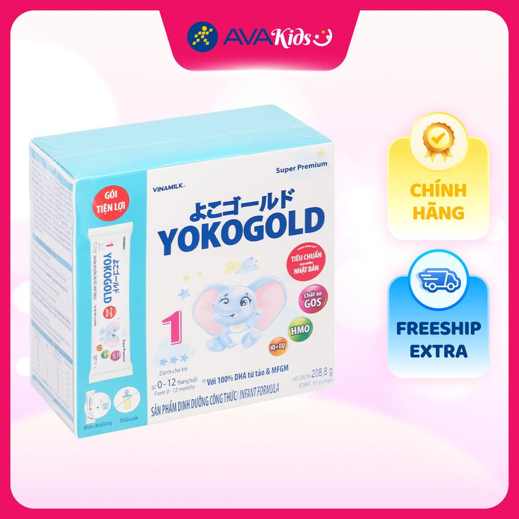 Sữa bột dạng gói YokoGold số 1 208.8g (0 - 12 tháng) - Hàng Chính Hãng