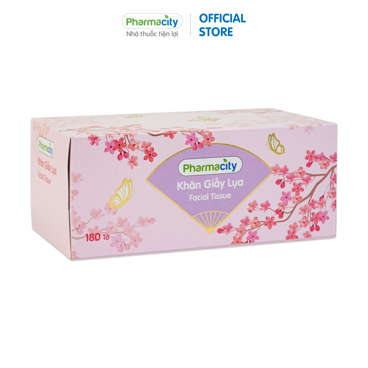 Khăn giấy Pharmacity Festive (Hộp 180 tờ)