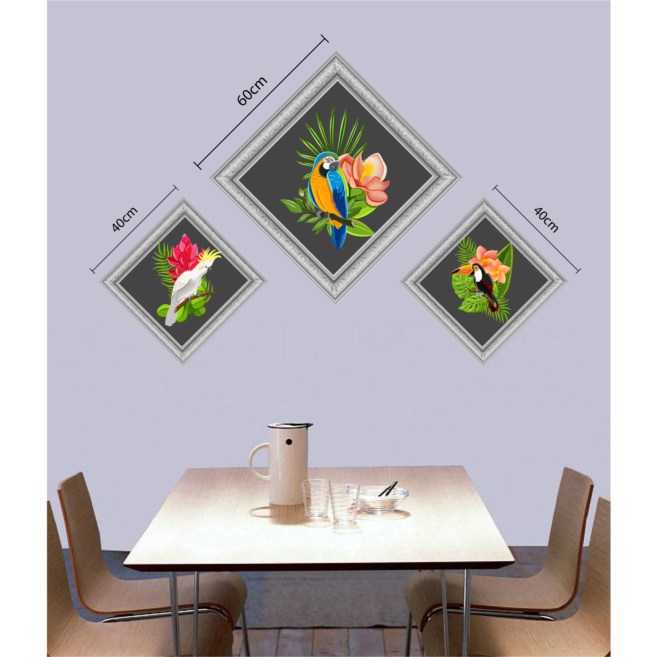 Decal trang trí quán số 13