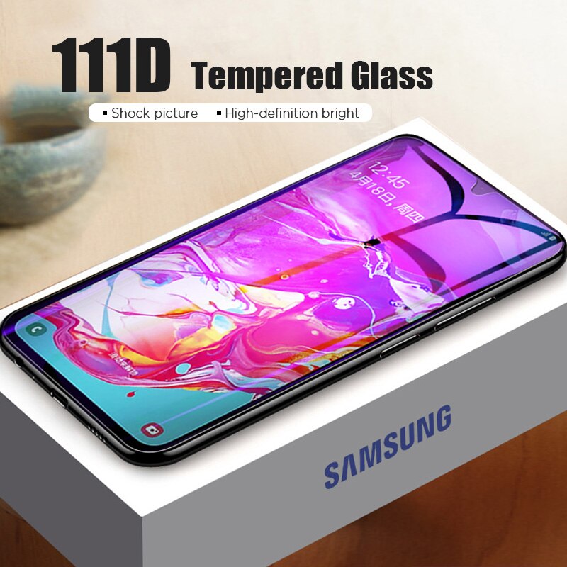 Miếng dán kính cường lực full 111D cho Samsung Galaxy A31 hiệu HOTCASE siêu mỏng chỉ 0.3mm, độ cứng 9H - Hàng nhập khẩu