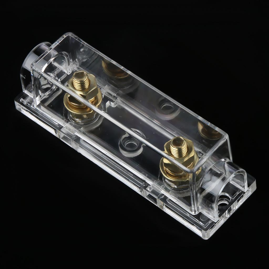 Car Audio Inline Stereo ANL Fuse Holder 0 4 8 Gauge Wire + 300 AMP Fuses