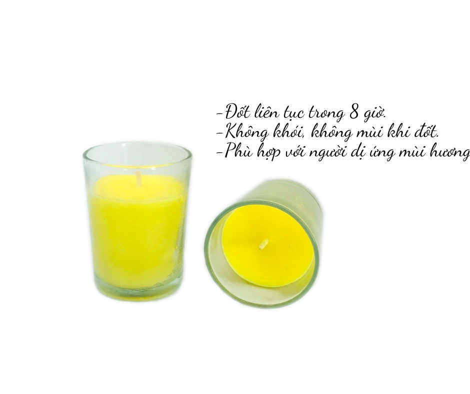 COMBO 3 HỘP NẾN KHÔNG KHÓI VÀNG ĐẾN TỪ THƯƠNG HIỆU R2D, LÀM TỪ SÁP CỌ, DẦU DỪA, TINH DẦU, THÀNH PHẦN TỰ NHIÊN, LÀNH TÍNH.