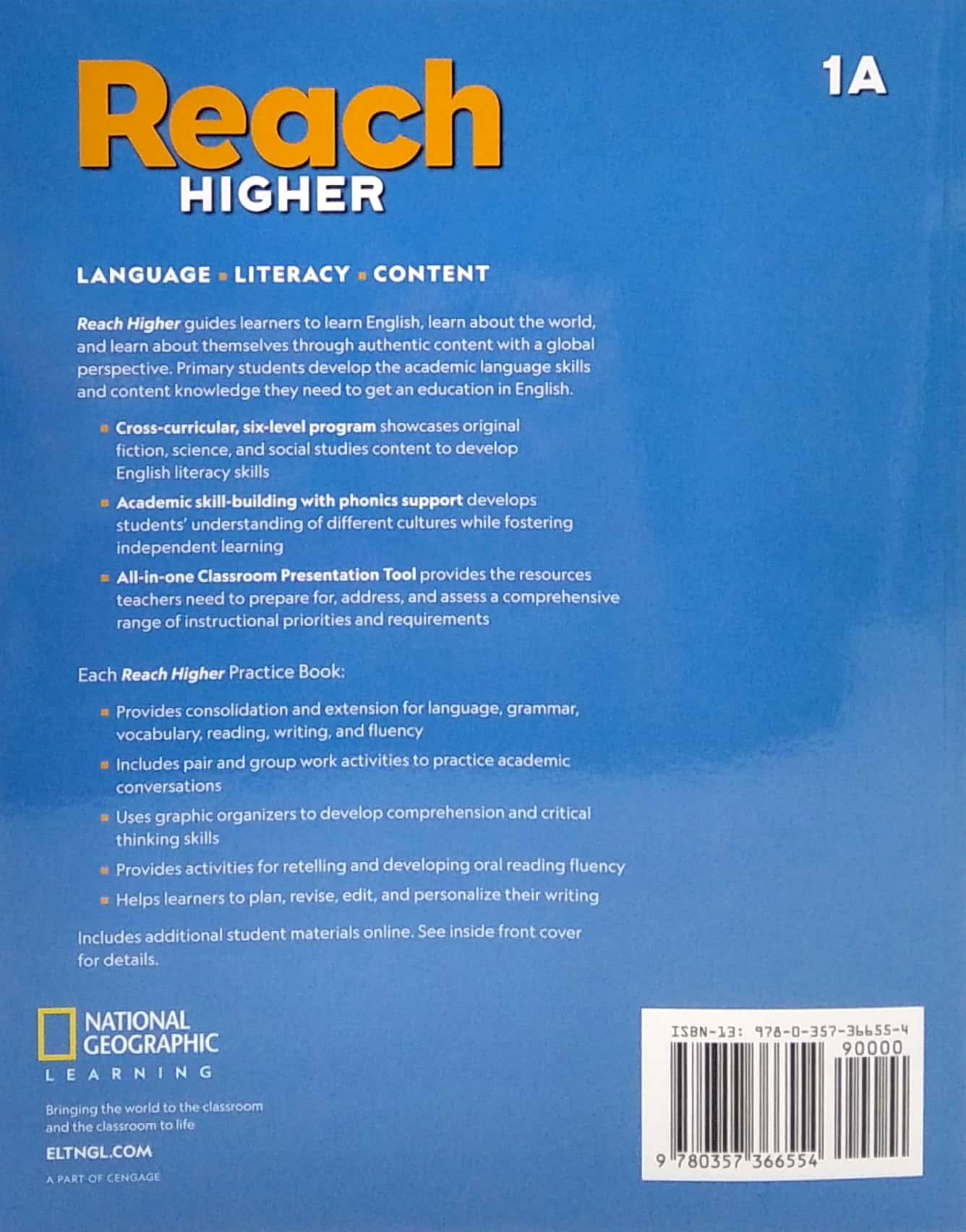 Reach Higher 1A: Practice Book