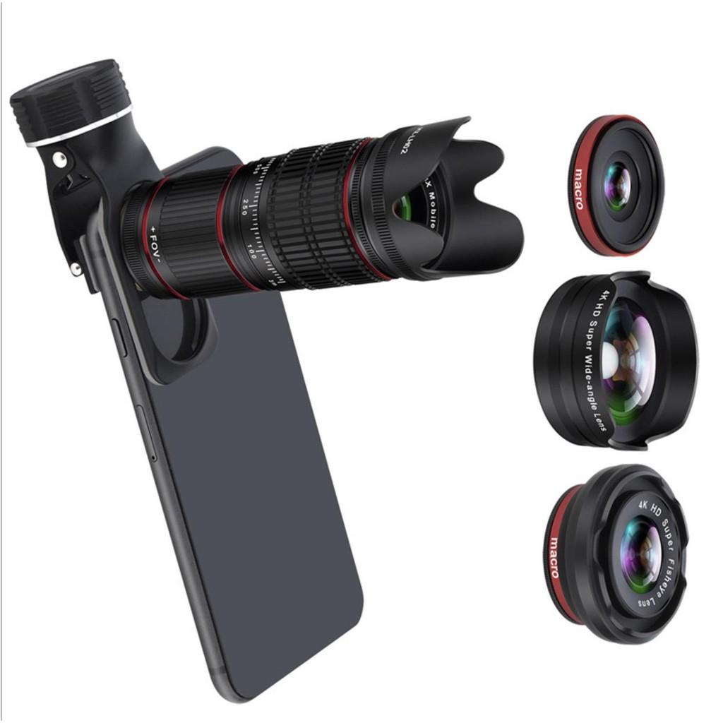 Phone Camera Lens, 5 In 1 Telephoto Lens Full Kit Japan - Home and Garden