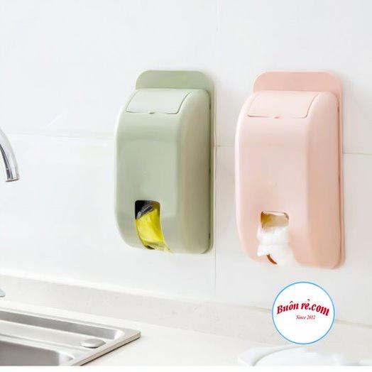 Hộp đựng túi nilong, túi đựng rác dán tường Việt Nhật - Hộp rút túi nilong gắn tường tiện dụng