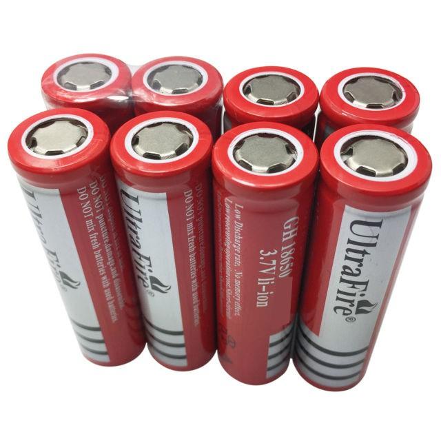 Pin 18650 như hình 2400 mah chuẩn dung lượng