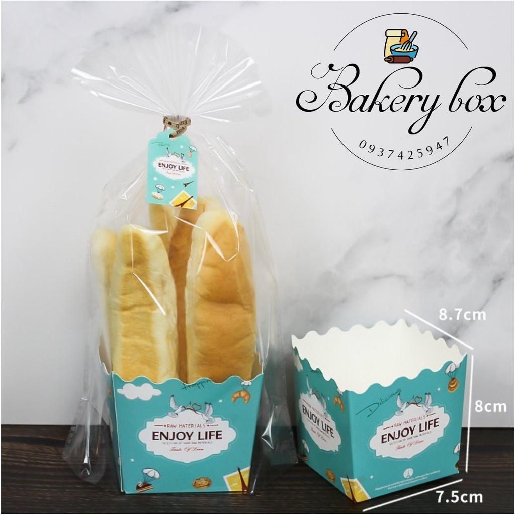 100 Túi Đế Giấy Đựng Bánh Quy - Cookie Kèm Kẽm Buộc