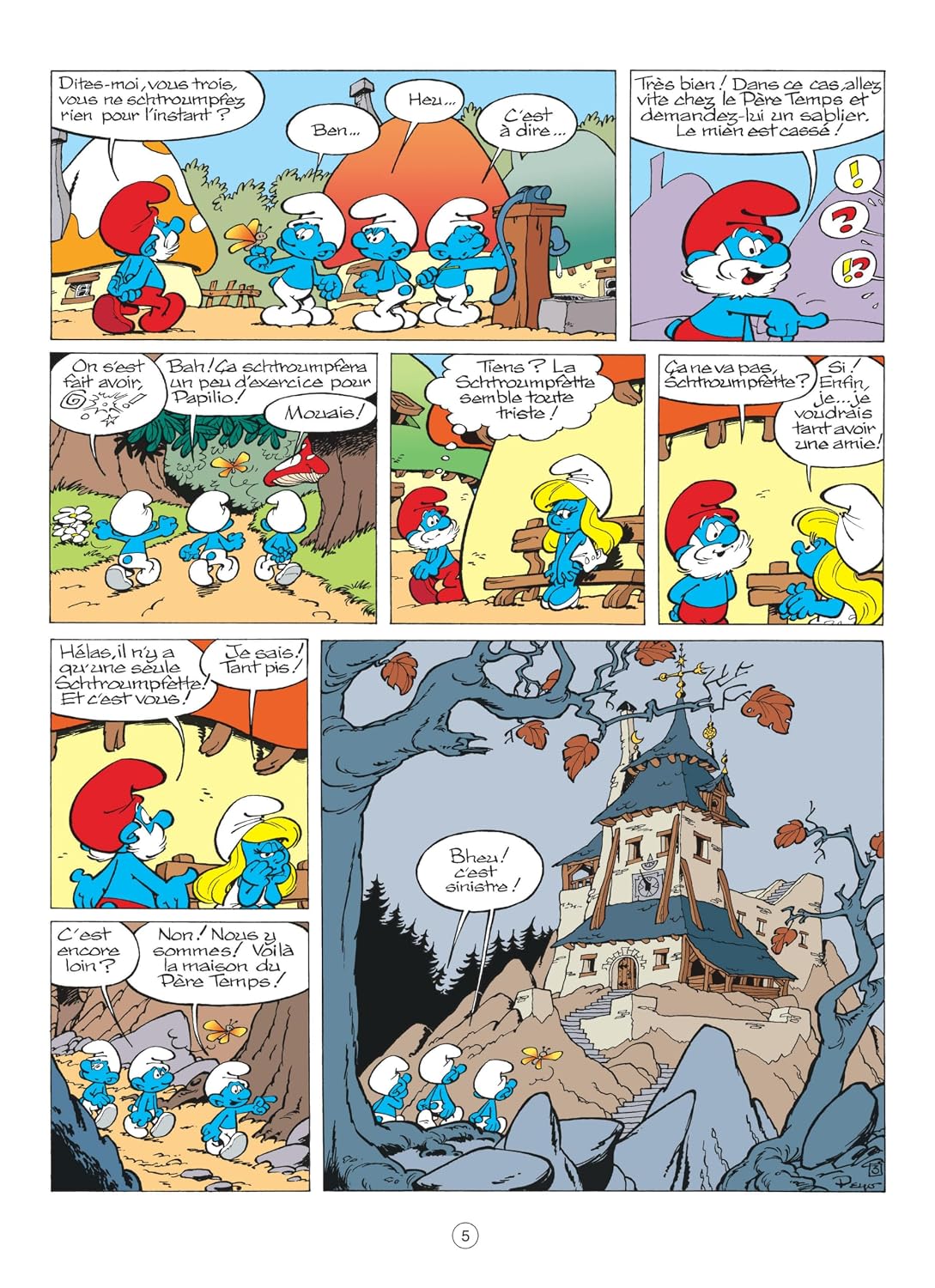 Sách tiếng Pháp - Les Schtroumpfs - Tome 13 - Les P'Tits Schtroumpfs