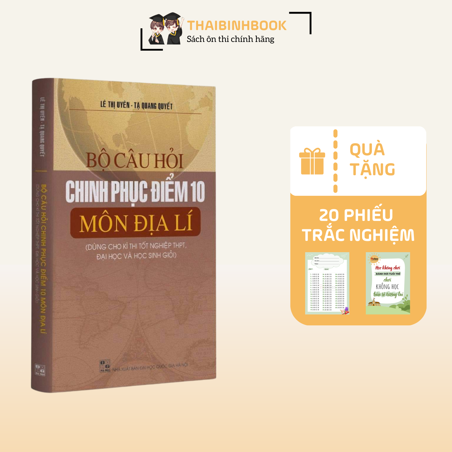 Bộ Câu Hỏi Chinh Phục Điểm 10 Môn Địa Lý (Dành Cho Kì Thi THPTQG Và Ôn Thi HSG)