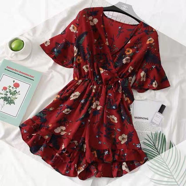 Jumpsuit thắt nơ siêu xinh