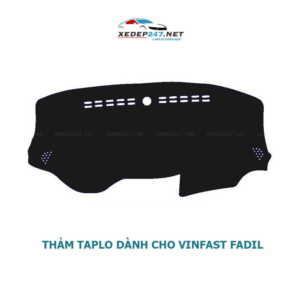 Thảm Taplo dành cho xe VinFast Fadil chất liệu Nhung, da Carbon, da vân gỗ