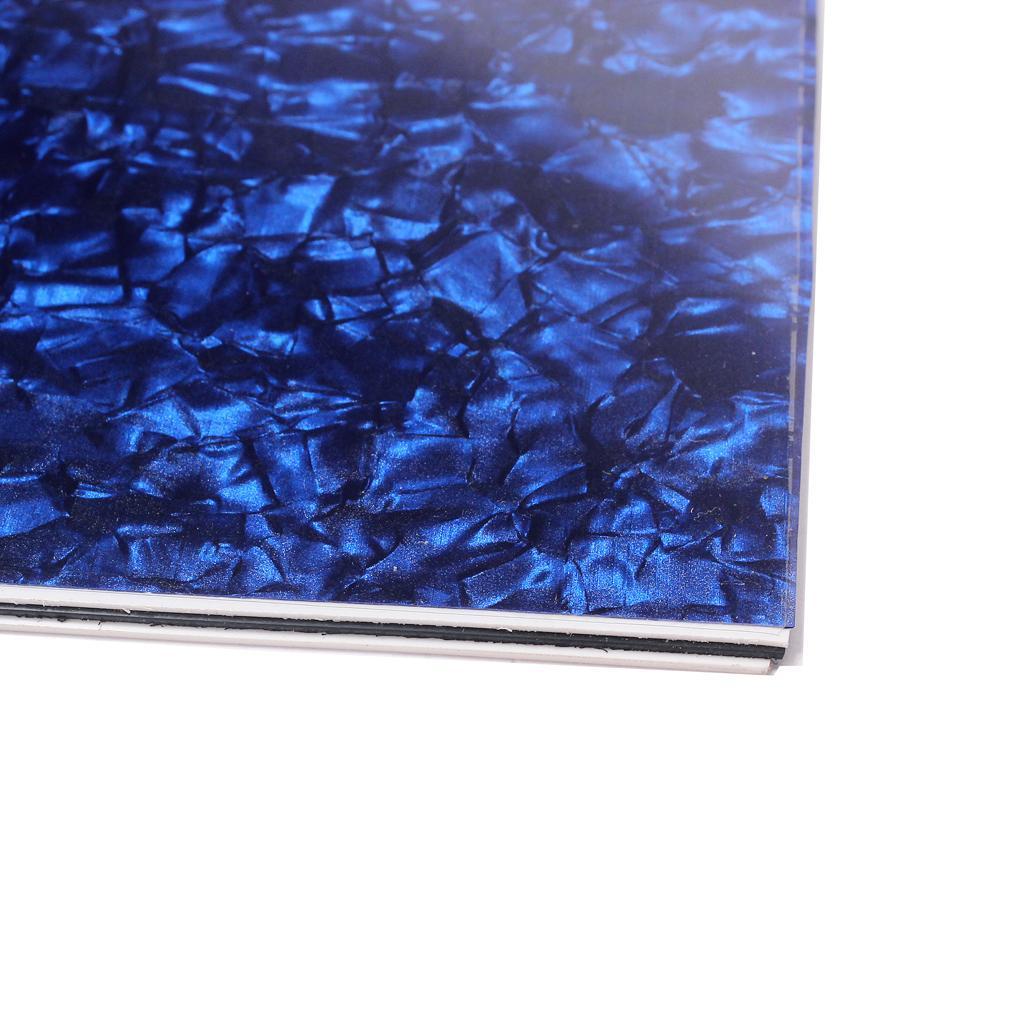 2 Pieces  Guitar Blank Scratch Plate Pickguard Sheet Material