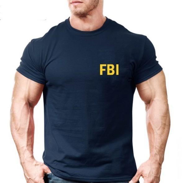 Áo thun FBI_chiến thuật_dã ngoại - đen