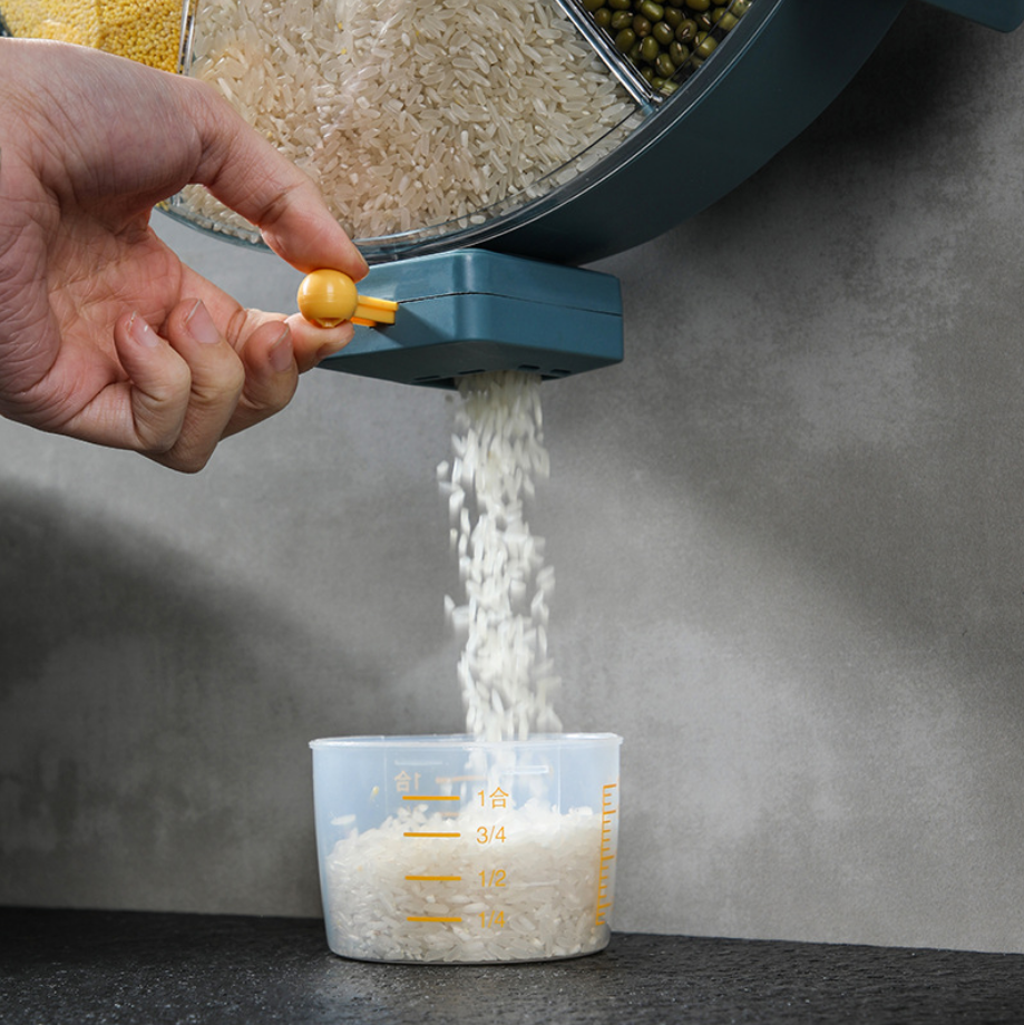 Hộp đựng ngủ cốc treo tường 6 ngăn hình cối xoay gió