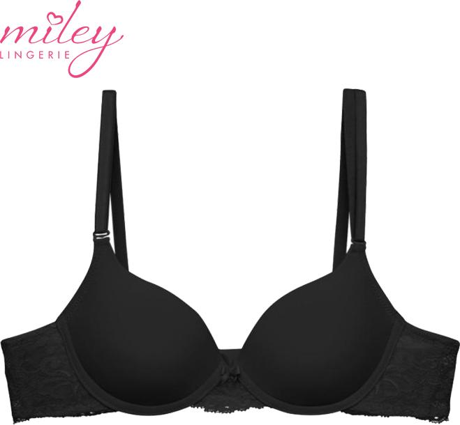 Áo Ngực Nữ Có Gọng Mút Vừa Miley Lingerie - Màu đen BRM01002