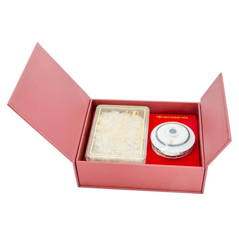 CAO CẤP Yến Sào Đảo Thiên Nhiên Tinh Chế Mẫu Hộp Quà Tặng 100G - 014G