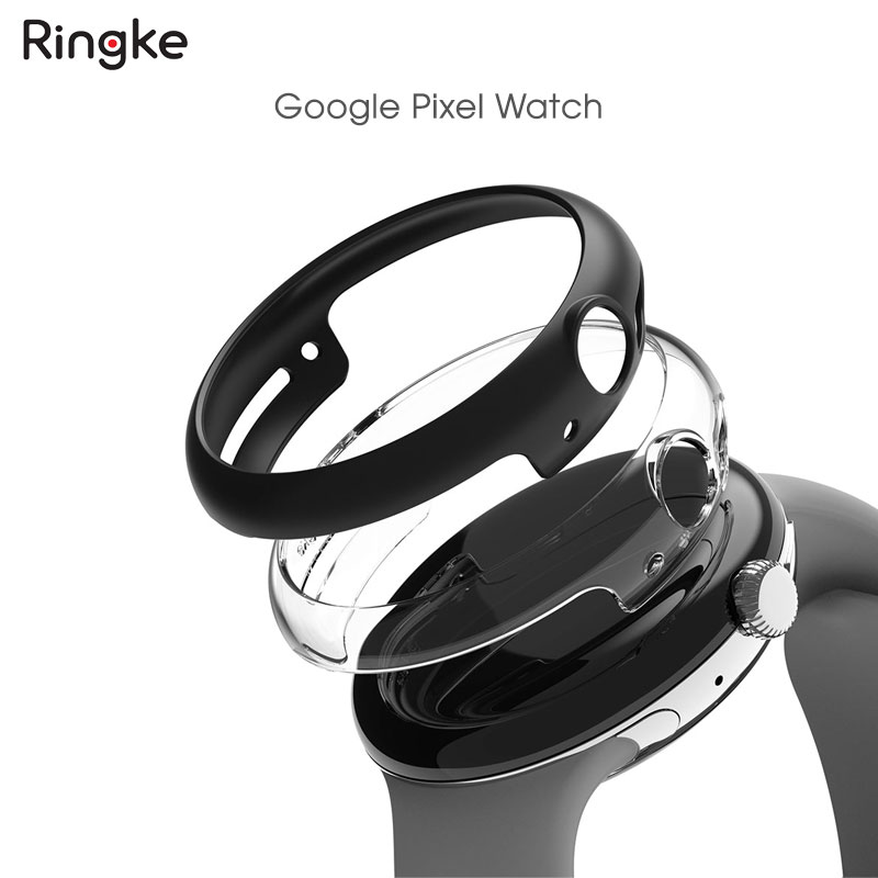 Bộ 2 Ốp dành cho Google Pixel Watch RINGKE Slim - Hàng Chính Hãng - Clear &amp; Clear