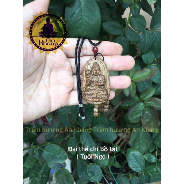 Dây chuyền Phật bản mệnh trầm hương tốc tự nhiên