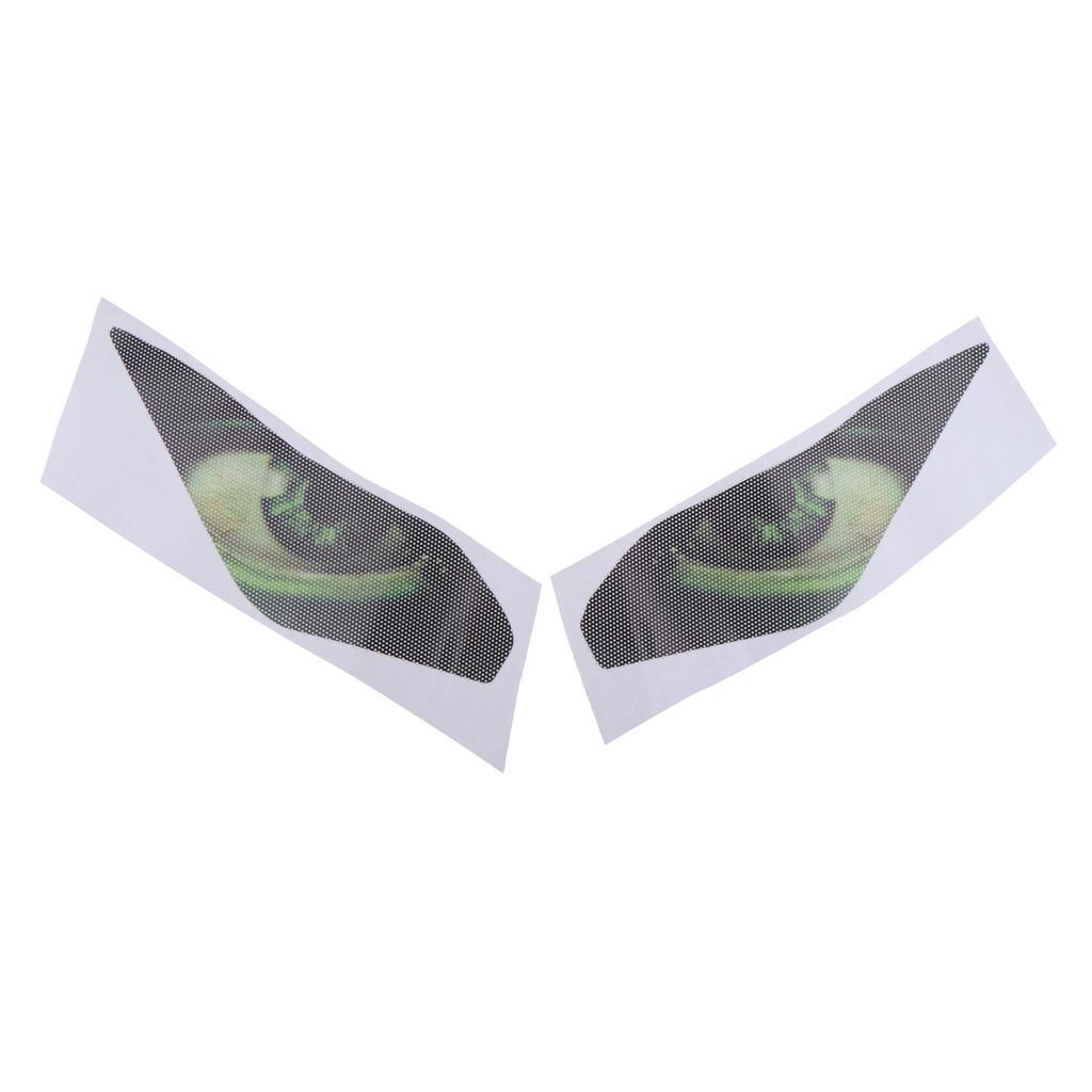 4x Motorcycle Accessories Eyes Headlight Sticker Decals   for