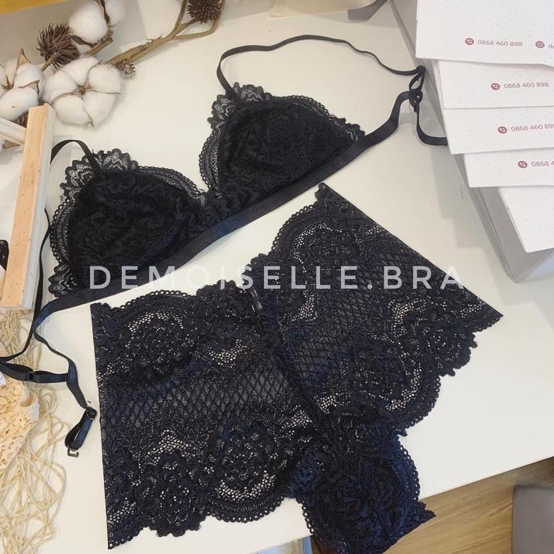 BASIC SET - áo ren tặng kèm mút + quần T lưng cao