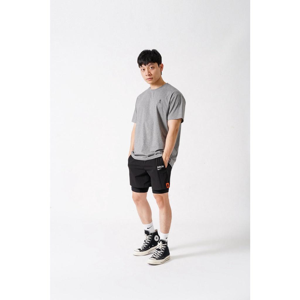 Áo Phông Nam AGCR Logo T-shirt - Xám